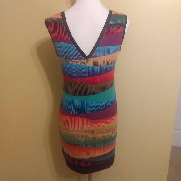 Trina Turk Lelah desert 🌈 rainbow mini dress sz small *2 - Picture 5 of 8